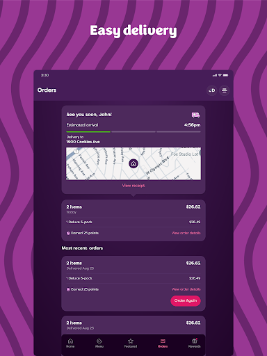 Insomnia Cookies screenshot