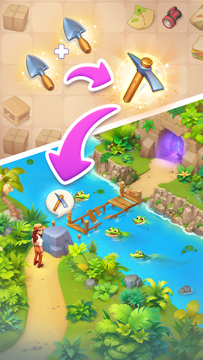Merge Adventure: Travel Games screenshot