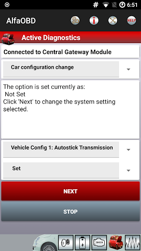 AlfaOBD screenshot