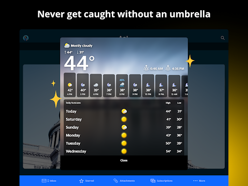 AOL: Email News Weather screenshot