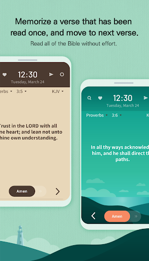BitBible ENG -Lockscreen+Alarm screenshot