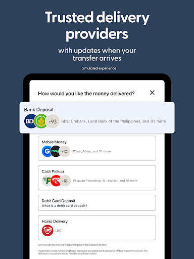 Remitly: Transfer money abroad screenshot
