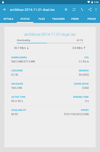 Flud - Torrent Downloader screenshot