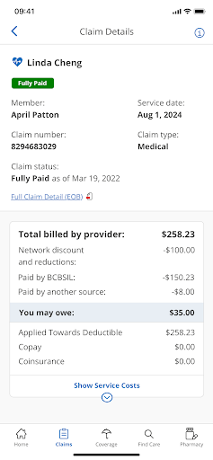 BCBSTX screenshot