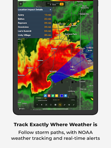 RadarOmega: Doppler Radar App screenshot