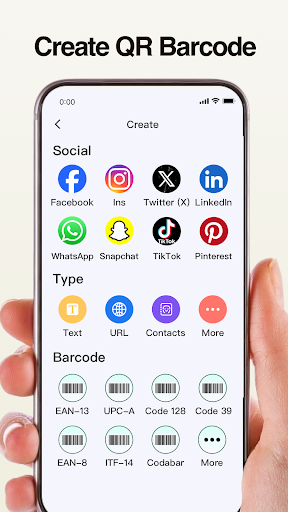 Safe QR Barcode OCR AI Scanner screenshot