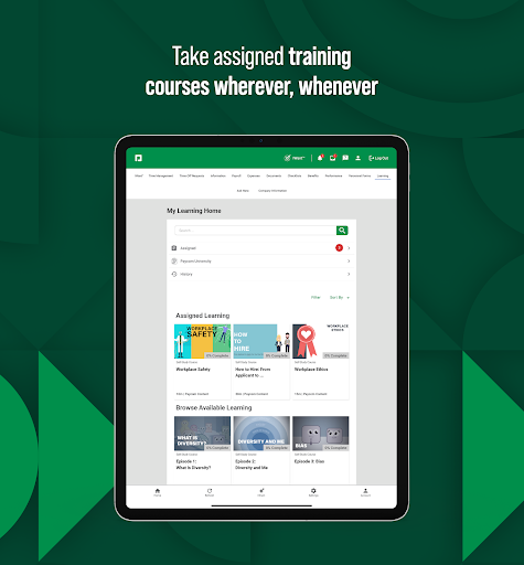 Paycom screenshot