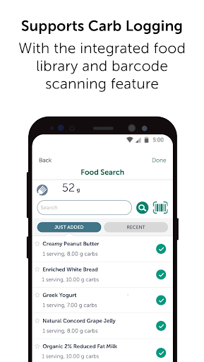 ​OneTouch Reveal® app screenshot