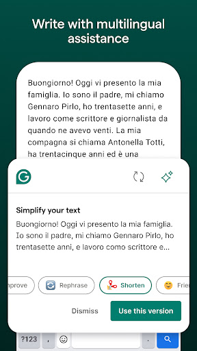 Grammarly-AI Writing Assistant screenshot