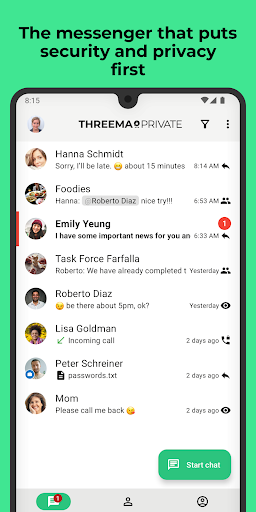 Threema. The Secure Messenger screenshot