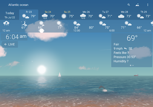 YoWindow Weather and wallpaper screenshot
