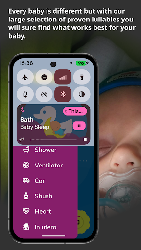 BabySleep: Whitenoise lullaby screenshot