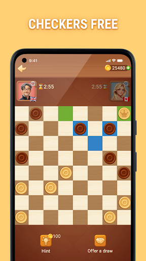 Checkers Online screenshot