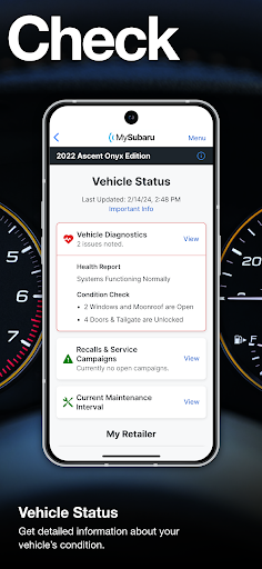 MySubaru screenshot