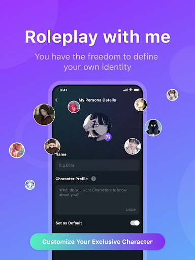 HiWaifu: AI Friend & Waifu Hub screenshot