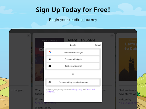 Booktime screenshot