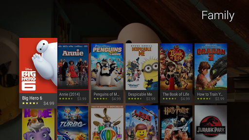 Google TV screenshot