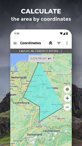GPS Coordinates Locator Map screenshot