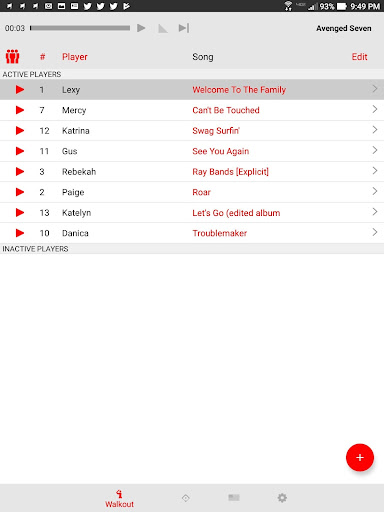 Walkout Song DJ screenshot