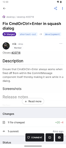 GitHub screenshot