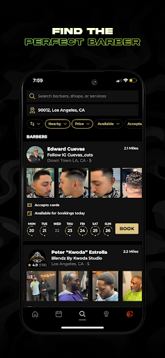 theCut: Find & Book Barbers screenshot