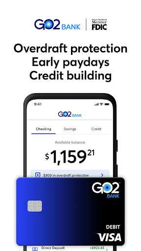 GO2bank: Mobile banking screenshot