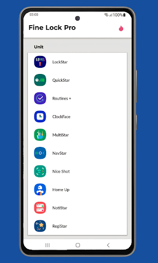 Fine Lock (only for Samsung) screenshot