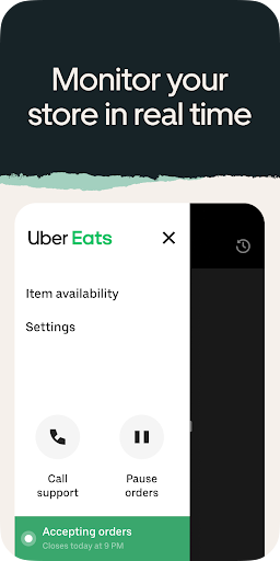 Uber Eats Order Manager screenshot