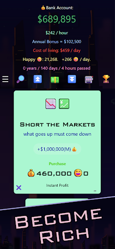 Idle Trillionaire: Money Game screenshot