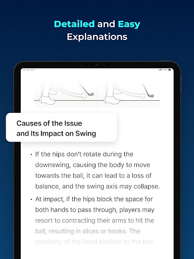 GolfFix AI Golf Swing Analyzer screenshot