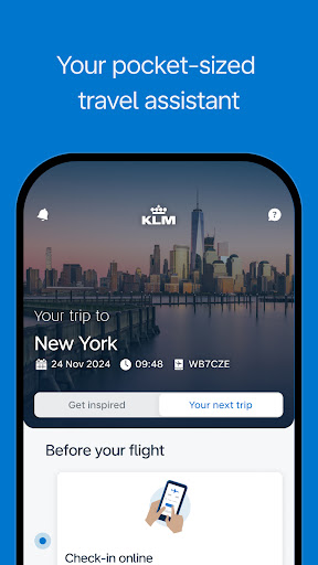 KLM - Book a flight screenshot