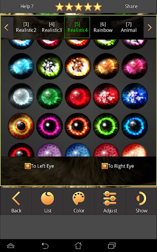 FoxEyes - Change Eye Color screenshot