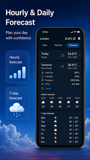 Indoor thermometer screenshot