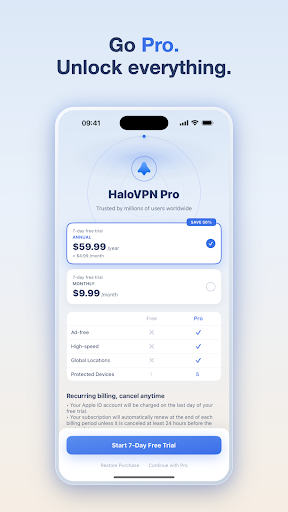 HaloVPN Pro: Fast VPN Proxy screenshot