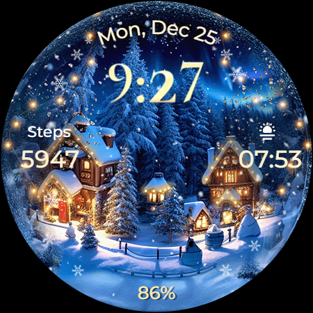 Animated North Pole Christmas screenshot