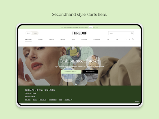 ThredUP: Online Thrift Store screenshot