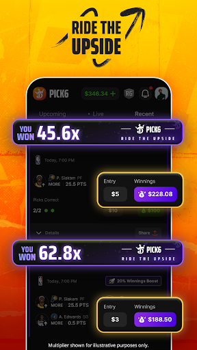 Pick6 DraftKings Sports Picks screenshot