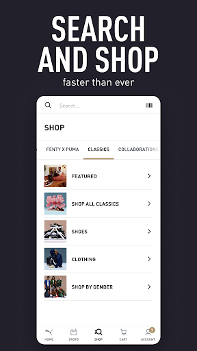 PUMA | Clothes & Shoes App screenshot