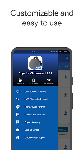 Apps for Chromecast & TV screenshot