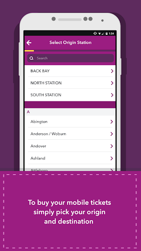 MBTA mTicket screenshot