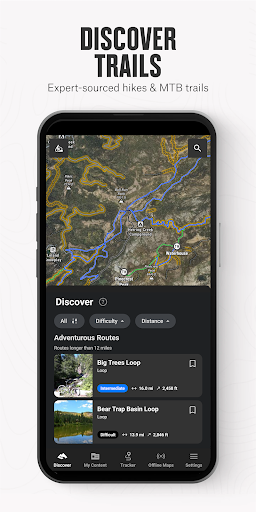 onX Backcountry Trail Maps GPS screenshot