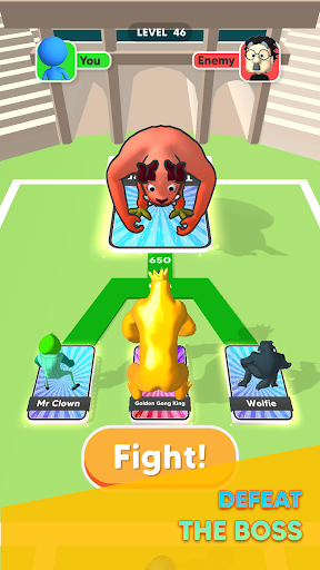 Monster Draft : Merge Runner screenshot