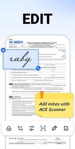 ACE Scanner - PDF Scanner App screenshot