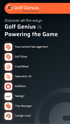 Golf Genius screenshot