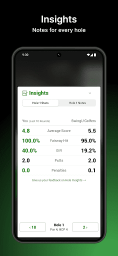 SwingU: Golf GPS Range Finder screenshot