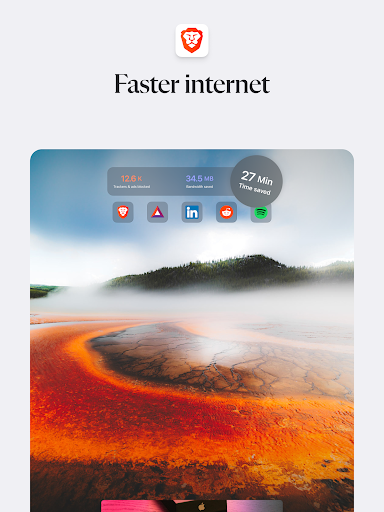 Brave Private Web Browser, VPN screenshot