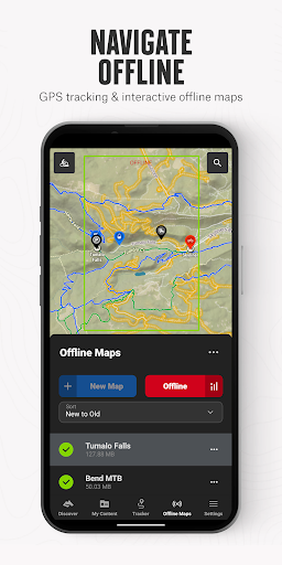 onX Backcountry Trail Maps GPS screenshot