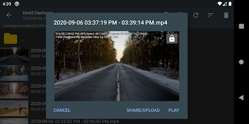 Droid Dashcam - Video Recorder screenshot