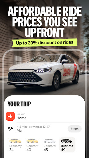 Yango: taxi, food, delivery screenshot