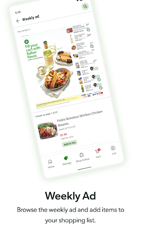 Publix screenshot